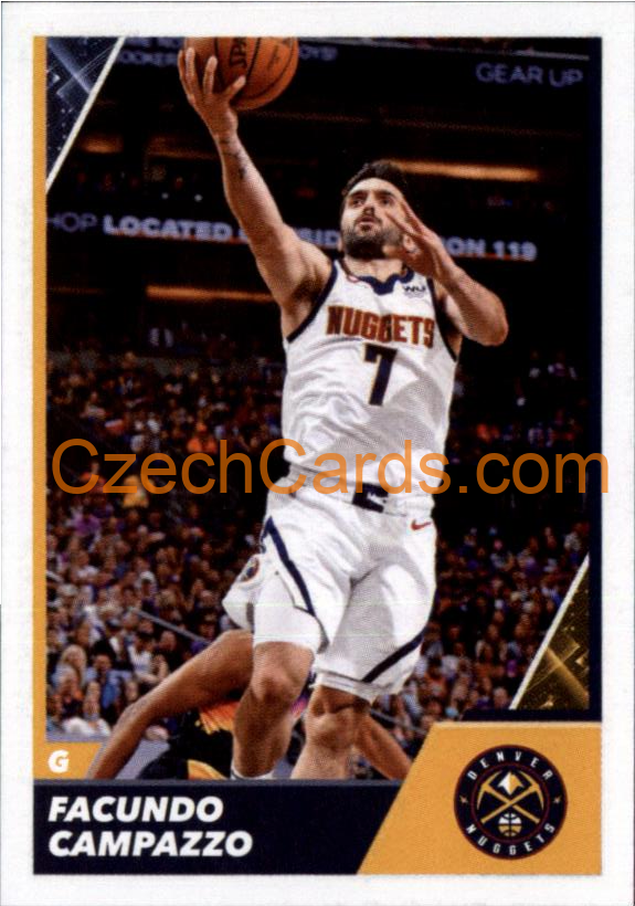 Facundo Campazzo 2021/22 Panini NBA sticker and card #320