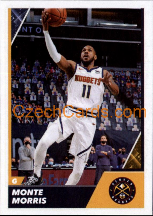 Monte Morris 2021/22 Panini NBA sticker and card #323