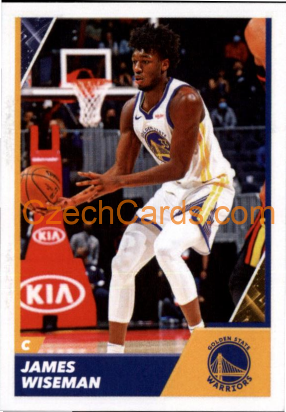 James Wiseman 2021/22 Panini NBA sticker and card #335