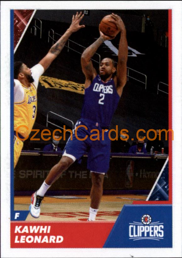Kawhi Leonard 2021/22 Panini NBA sticker and card #356