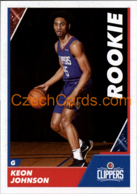 Keon Johnson 2021/22 Panini NBA sticker and card #360
