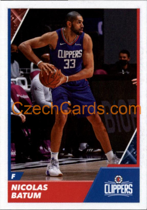 Nicolas Batum 2021/22 Panini NBA sticker and card #361