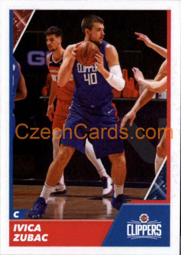 Ivica Zubac 2021/22 Panini NBA sticker and card #363