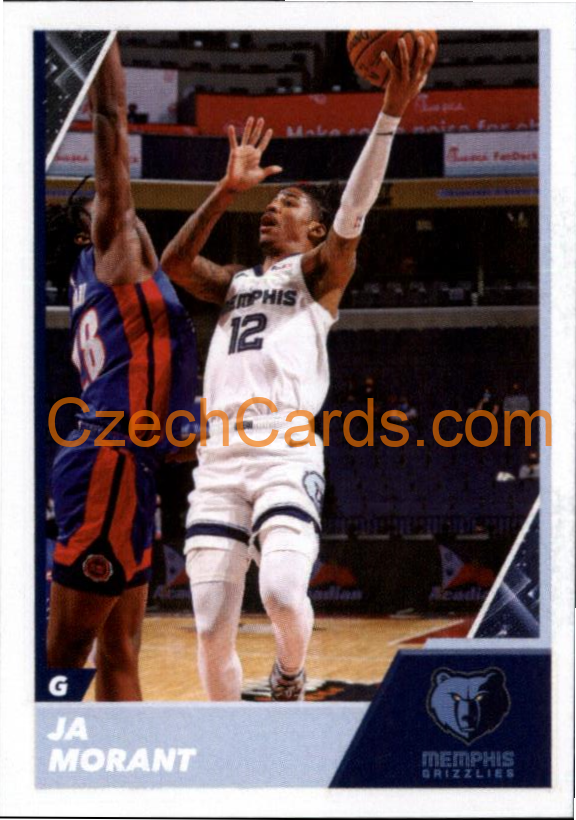 Ja Morant 2021/22 Panini NBA sticker and card #382