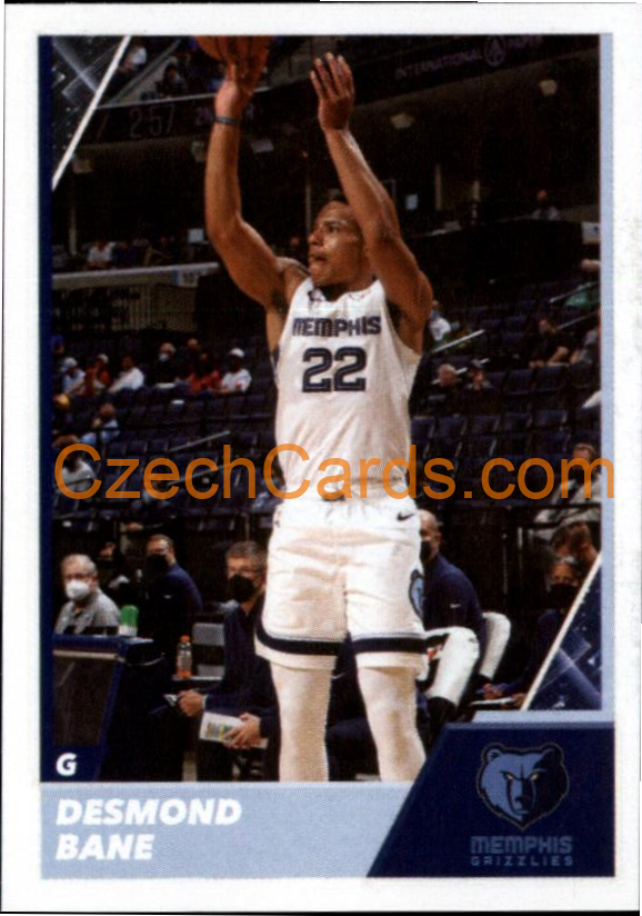 Desmond Bane 2021/22 Panini NBA sticker and card #386