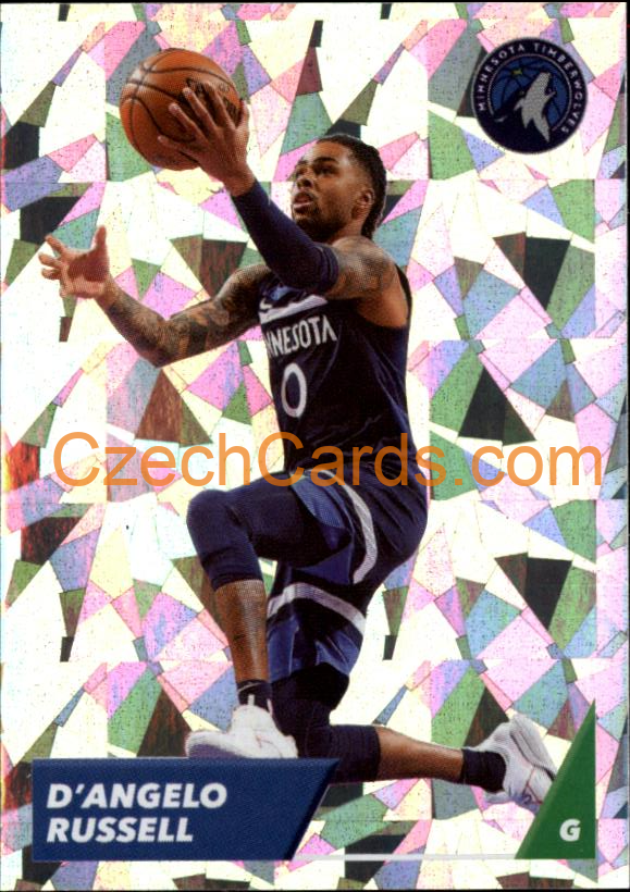 D'Angelo Russell 2021/22 Panini NBA sticker and card #392