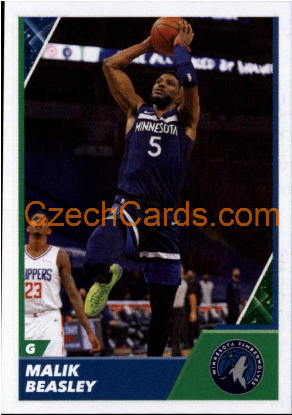 Malik Beasley 2021/22 Panini NBA sticker and card #398