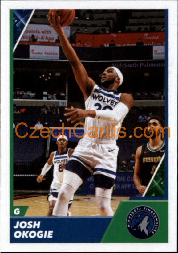 Josh Okogie 2021/22 Panini NBA sticker and card #400