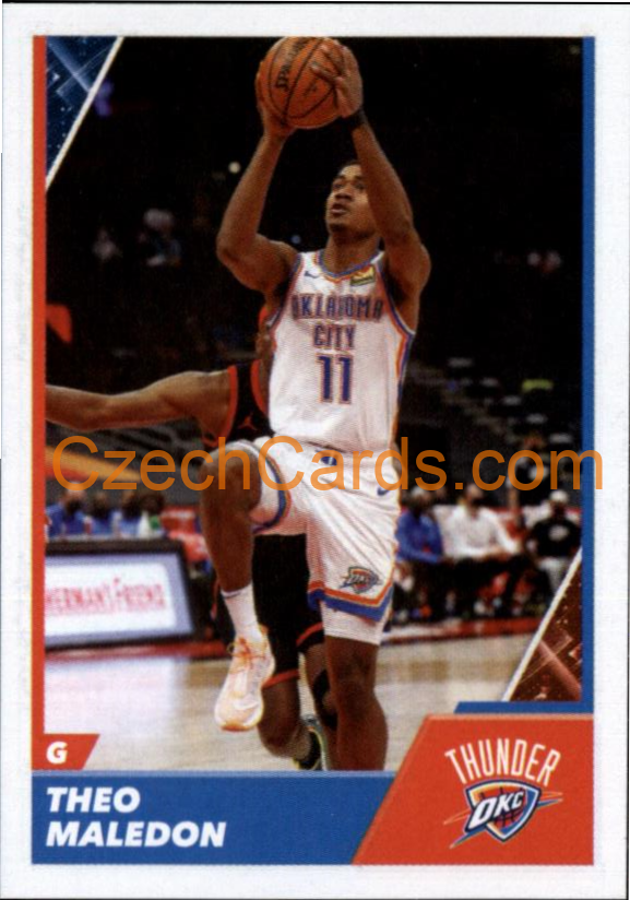 Theo Maledon 2021/22 Panini NBA sticker and card #421
