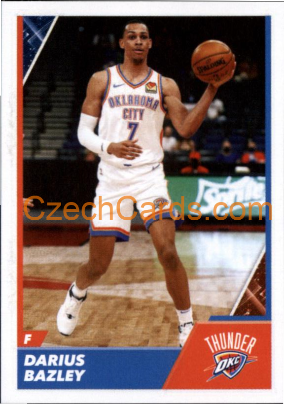 Darius Bazley 2021/22 Panini NBA sticker and card #425