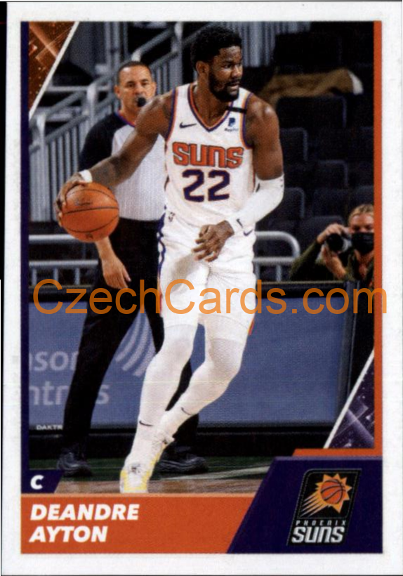 Deandre Ayton 2021/22 Panini NBA sticker and card #436