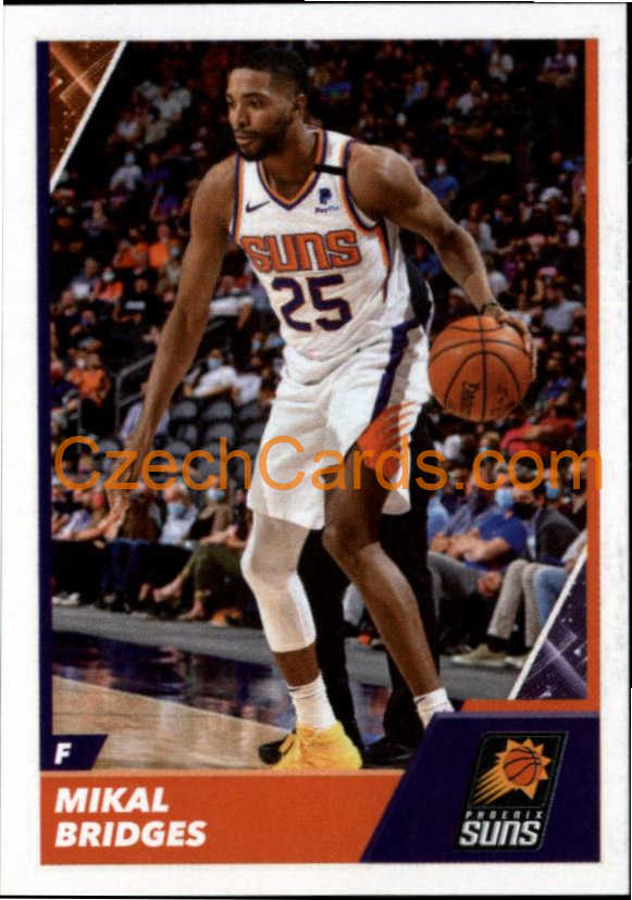 Mikal Bridges 2021/22 Panini NBA sticker and card #439