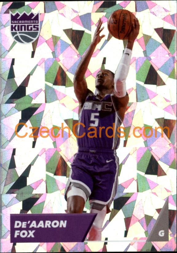 De'Aaron Fox 2021/22 Panini NBA sticker and card #459
