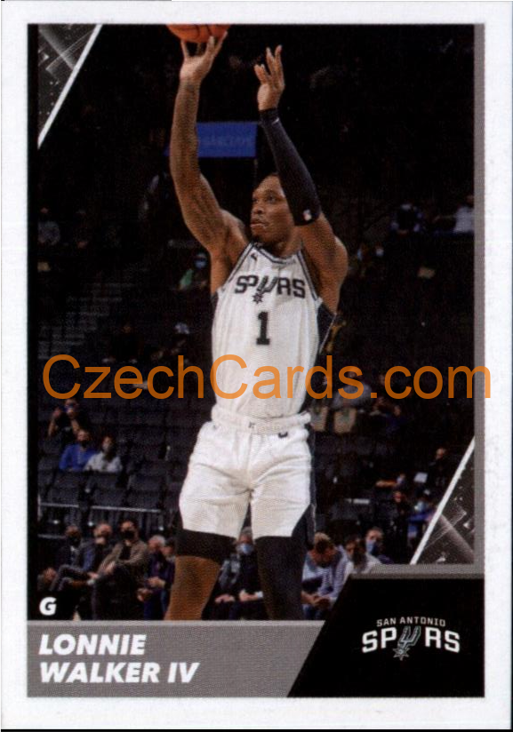 Lonnie Walker IV 2021/22 Panini NBA sticker and card #479