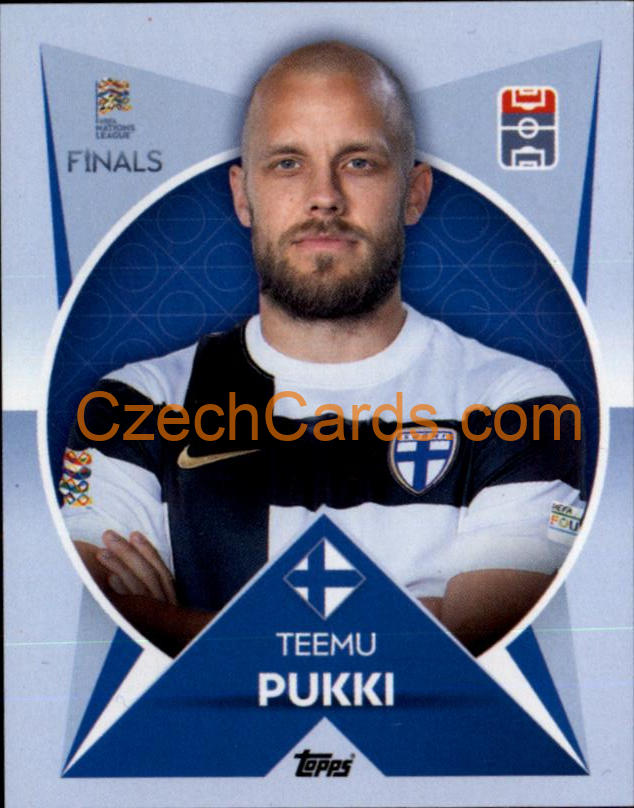 Teemu Pukki 2022/23 Topps Nations League #60