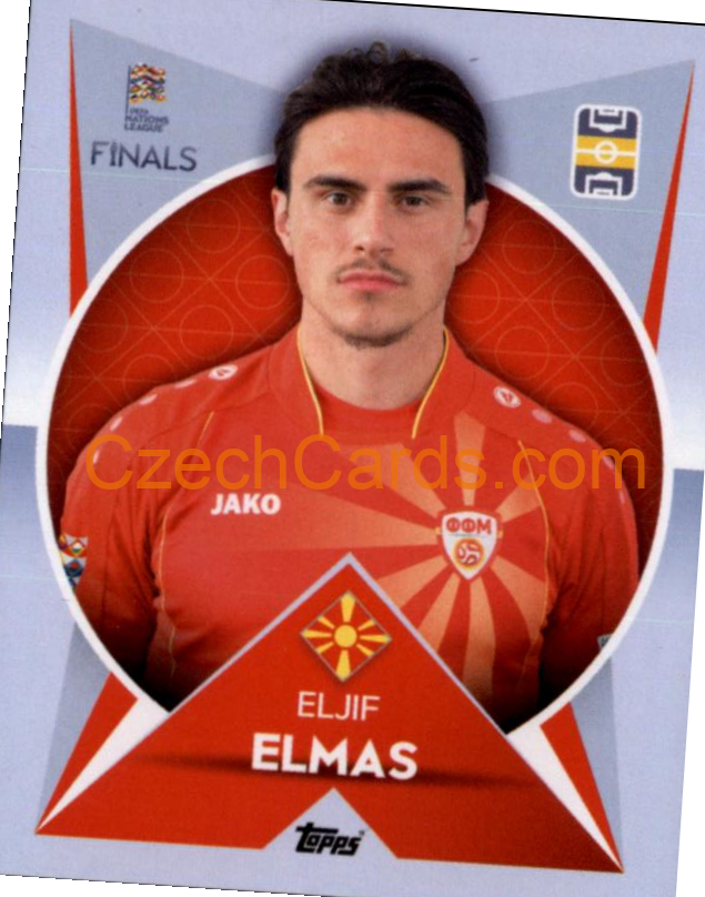 Eljif Elmas 2022/23 Topps Nations League #119