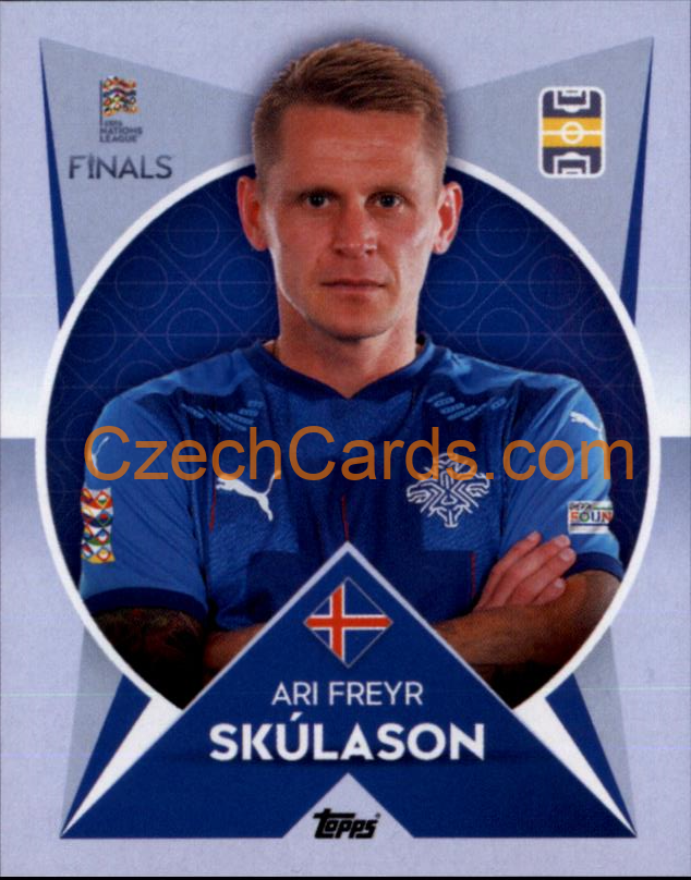 Ari Freyr Skúlason 2022/23 Topps Nations League #132