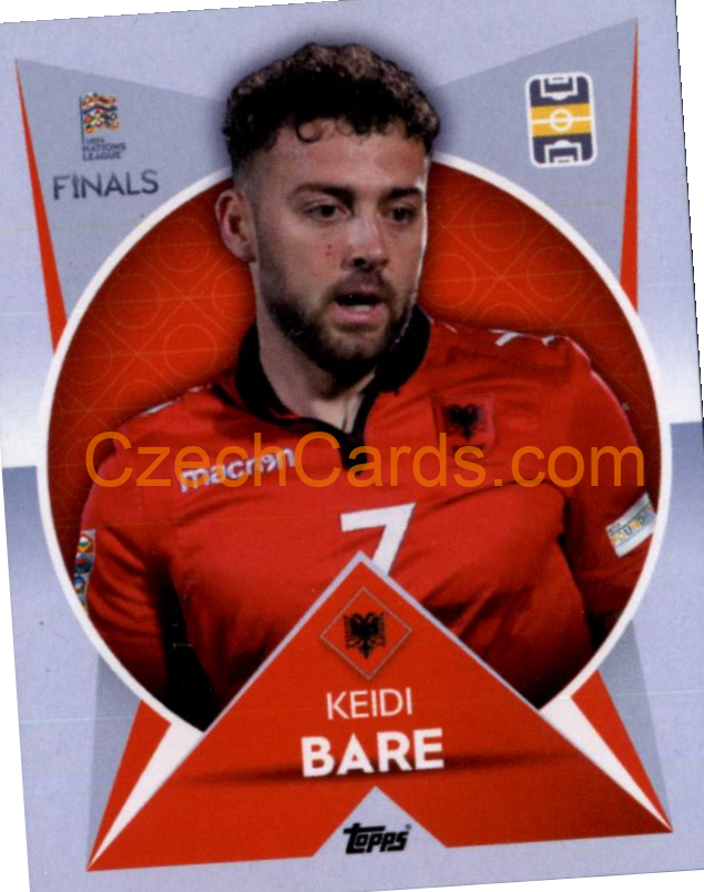Keidi Bare 2022/23 Topps Nations League #145