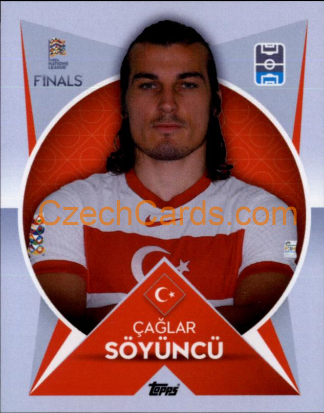 Çağlar Söyüncü 2022/23 Topps Nations League #151
