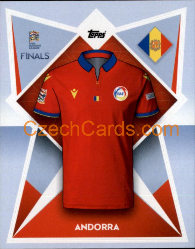 Andorra kitts 2022/23 Topps Nations League #172