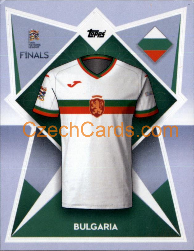 Bulgaria kitts 2022/23 Topps Nations League #179