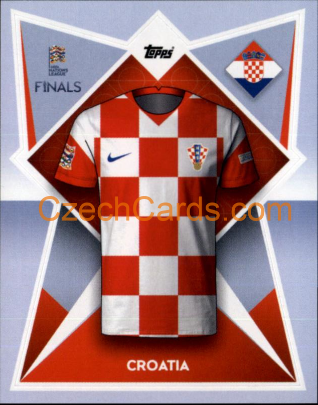 Croatia kitts 2022/23 Topps Nations League #180