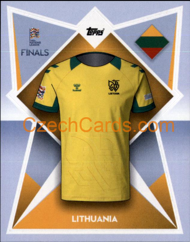 Lithuania kitts 2022/23 Topps Nations League #201
