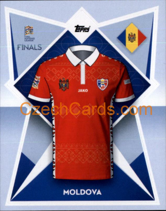 Moldova kitts 2022/23 Topps Nations League #204