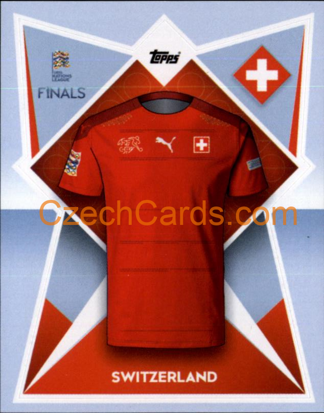 Switzerland kitts 2022/23 Topps Nations League #221