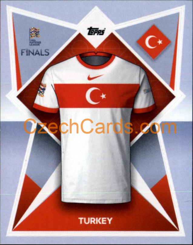 Turkey kitts 2022/23 Topps Nations League #222