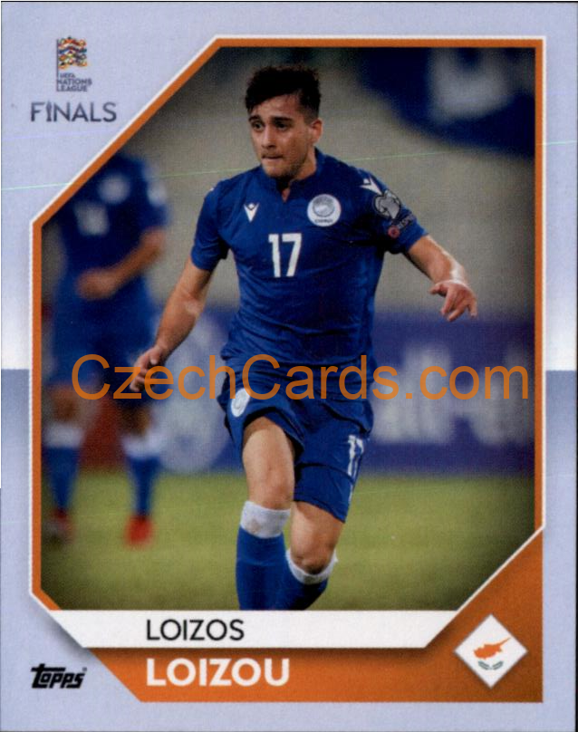 Loizos Loizou (Cyprus) — Youngest 2022/23 Topps Nations League #238