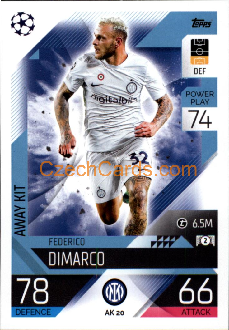 Federico Dimarco (FC Internazionale Milano) 2022/23 Match Attax Extra #AK 20