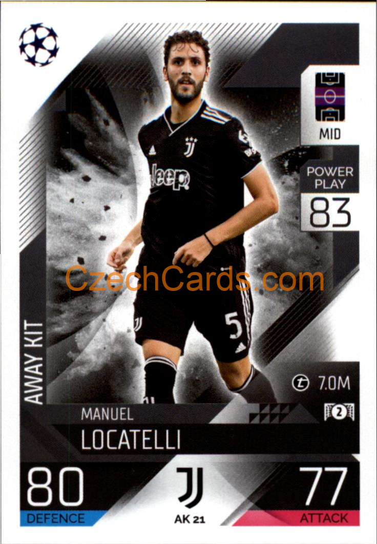 Manuel Locatelli (Juventus) 2022/23 Match Attax Extra #AK 21