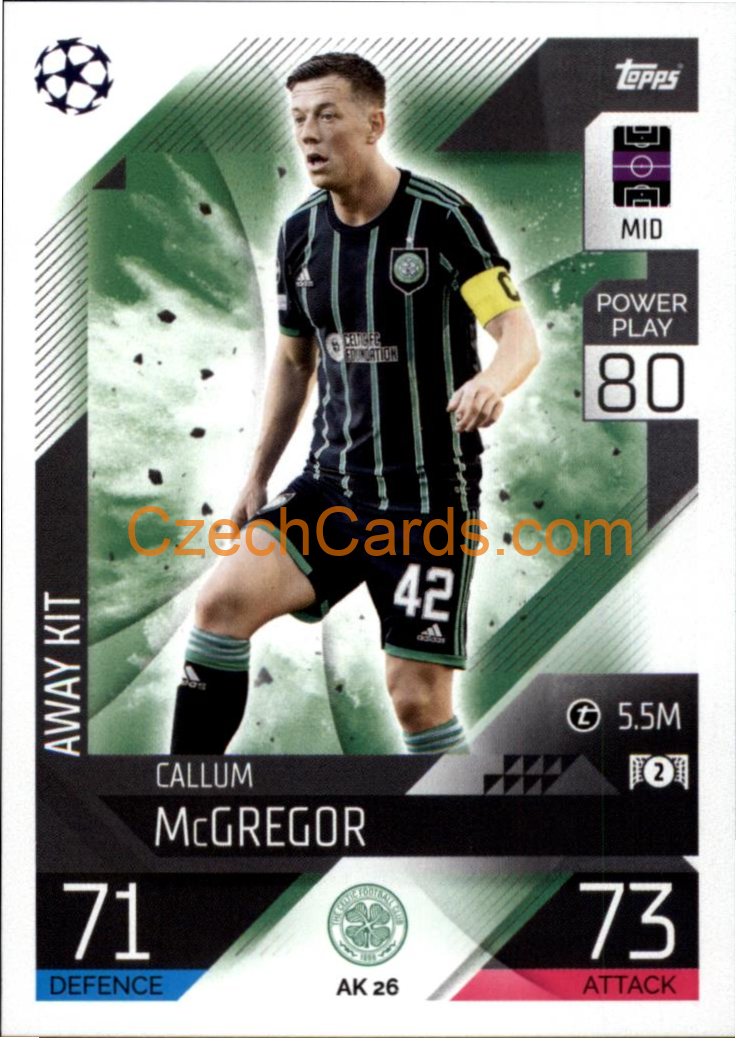 Callum McGregor (Celtic FC) 2022/23 Match Attax Extra #AK 26