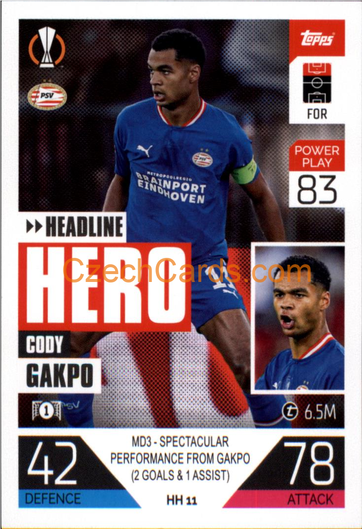 Gianluca Scamacca (West Ham United) 2022/23 Match Attax Extra #HH 12