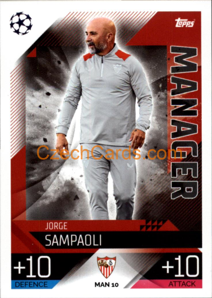 Jorge Sampaoli (Sevilla FC) 2022/23 Match Attax Extra #MAN 10