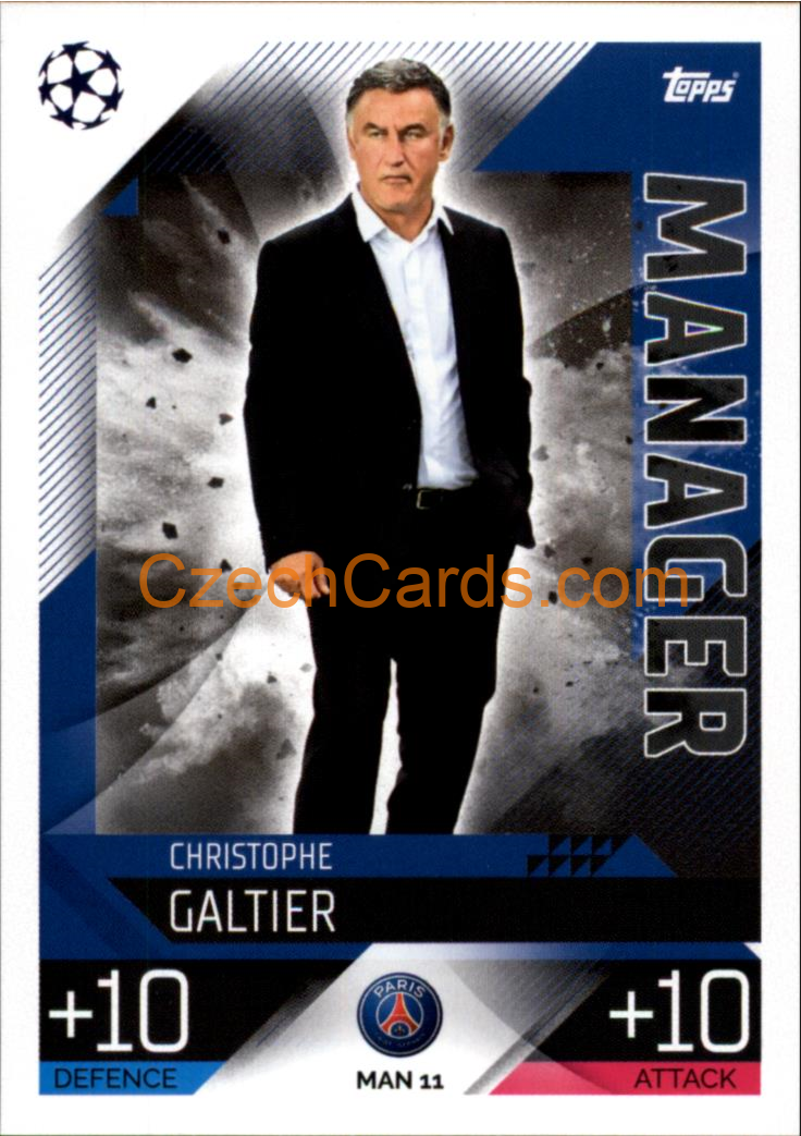 Christophe Galtier (Paris Saint Germain) 2022/23 Match Attax Extra #MAN 11