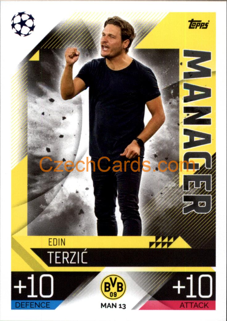 Edin Terzić (Borussia Dortmund) 2022/23 Match Attax Extra #MAN 13