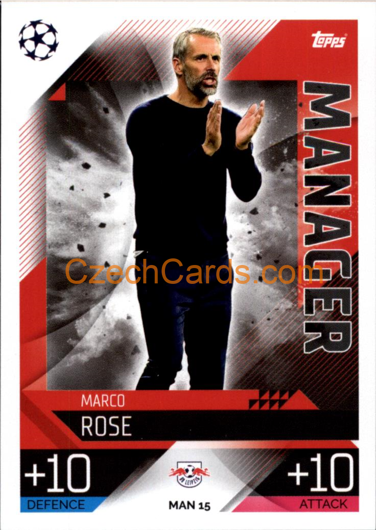 Marco Rose (RB Leipzig) 2022/23 Match Attax Extra #MAN 15