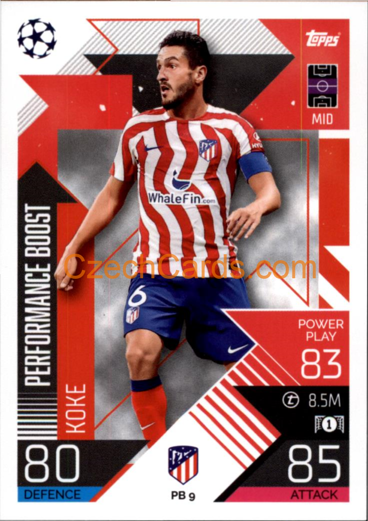 Koke (Atlético de Madrid) 2022/23 Match Attax Extra #PB 9