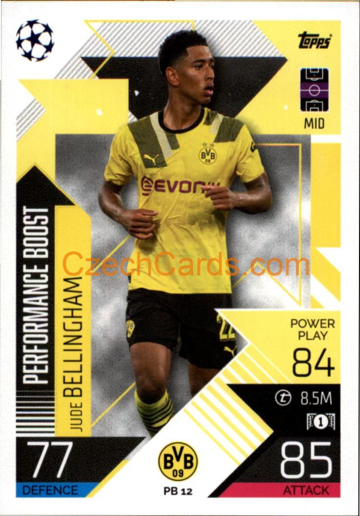Jude Bellingham (Borussia Dortmund) 2022/23 Match Attax Extra #PB 12