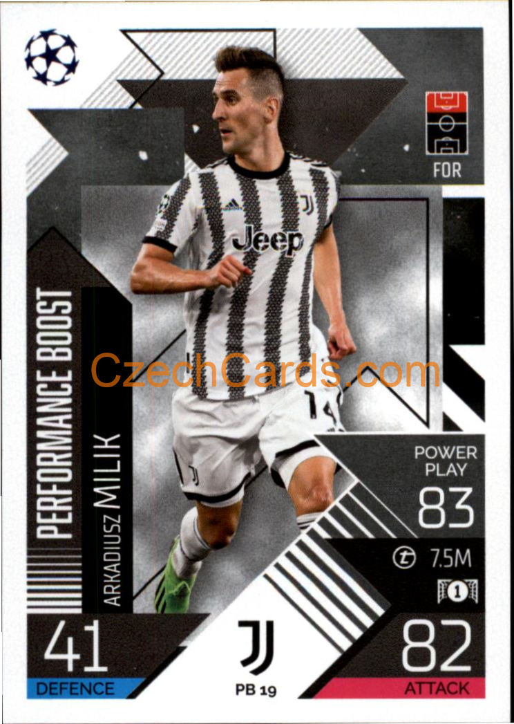 Arkadiusz Milik (Juventus) 2022/23 Match Attax Extra #PB 19