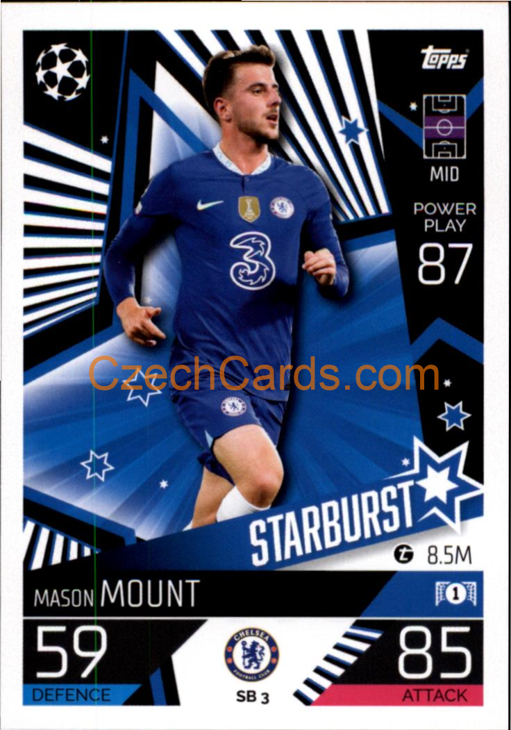 Mason Mount (Chelsea) 2022/23 Match Attax Extra #SB 3
