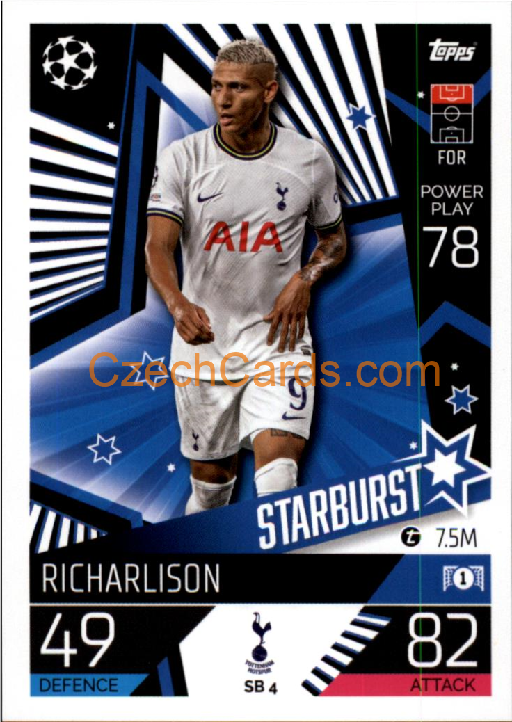 Richarlison (Tottenham Hotspur) 2022/23 Match Attax Extra #SB 4
