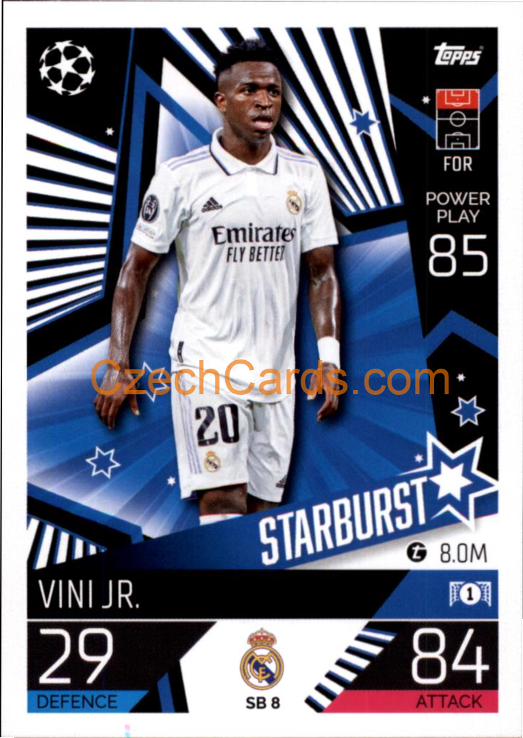 Vini Jr. (Real Madrid CF) 2022/23 Match Attax Extra #SB 8