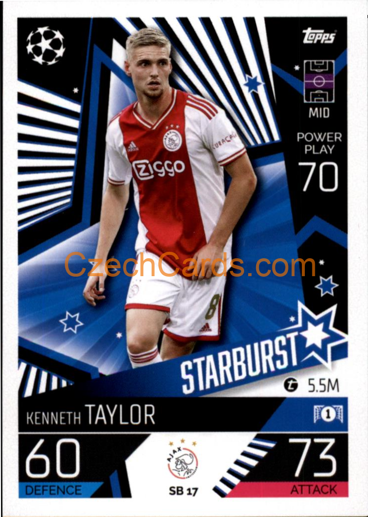 Kenneth Taylor (AFC Ajax) 2022/23 Match Attax Extra #SB 17
