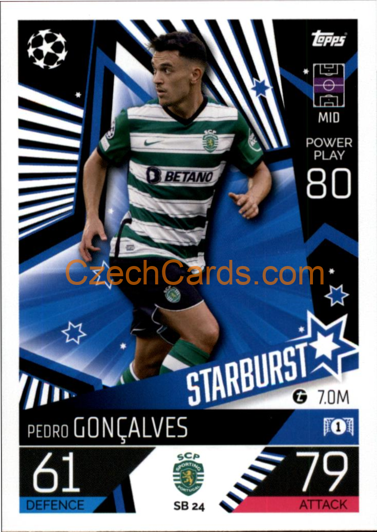 Pedro Gonçalves (Sporting Clube de Portugal) 2022/23 Match Attax Extra #SB 24