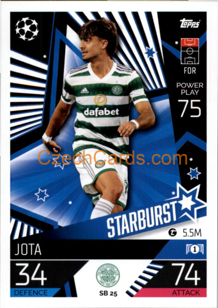 Jota (Celtic FC) 2022/23 Match Attax Extra #SB 25