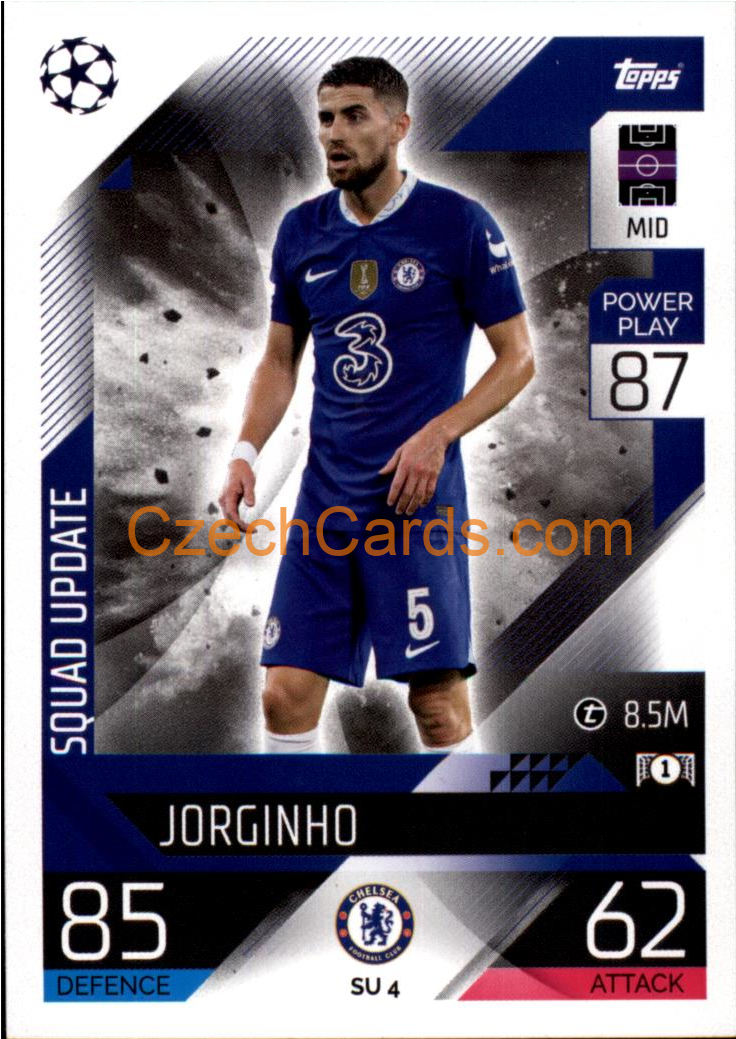 Jorginho (Chelsea) 2022/23 Match Attax Extra #SU 4