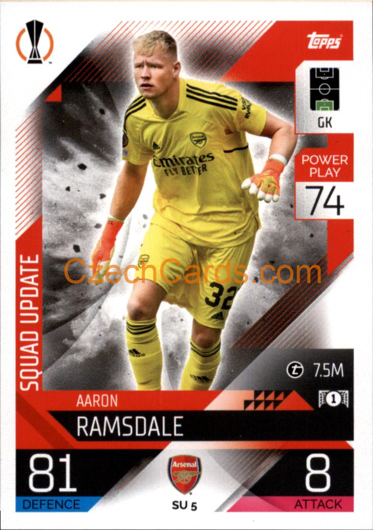 Aaron Ramsdale (Arsenal) 2022/23 Match Attax Extra #SU 5